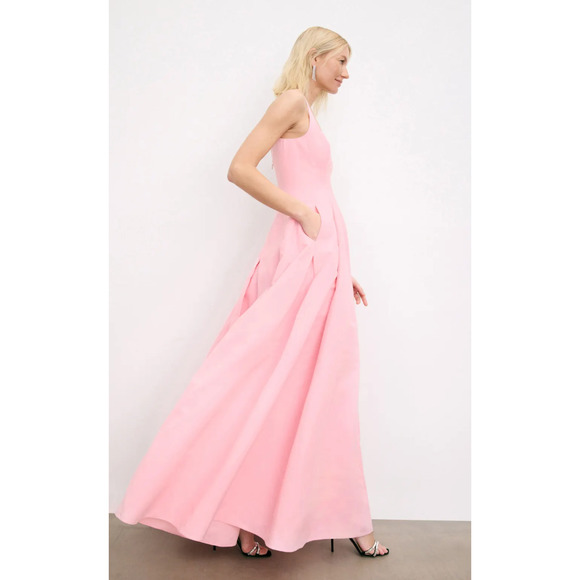 Staud Joy Gown in Pink Maxi Dress Size 2 - Picture 3 of 10
